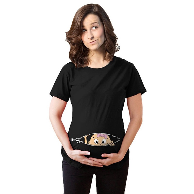 Baby T-shirts Women Pregnant Funny Costumes on Luulla