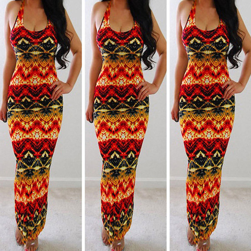 summer bodycon maxi dress