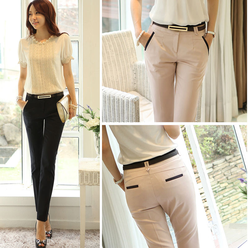 formal skinny trousers womens