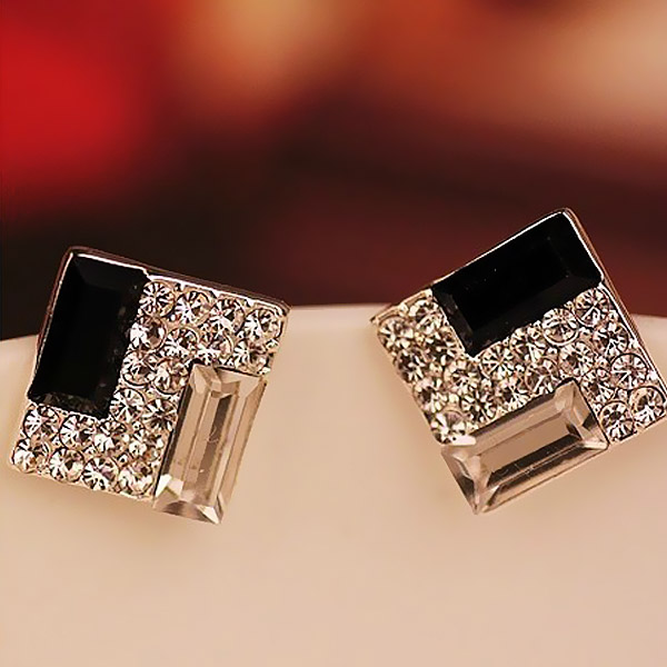 Hot Ing New Fashion Women Lady Elegant Crystal Rhinestone Ear Hot Ing New Fashion Women Lady Elegant Crystal Rhinestone Ear Stud Earrings