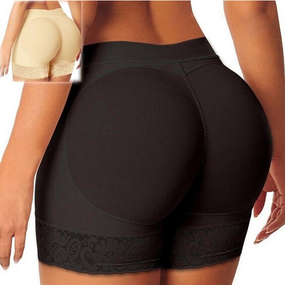BUTT LIFTER GIRDLE BOY SHORT PANTY WITH OPEN HIP WITH 1PC BRACELET-SIZE S