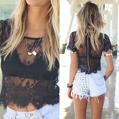 Women's Sexy Lace Floral P..