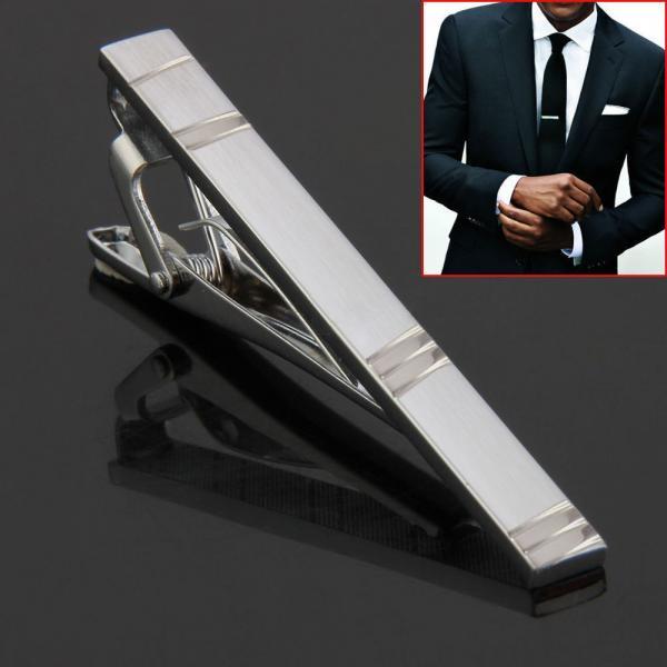 Fashion Men's Metal Tie Clip Necktie Pin Clasp Clamp Wedding Party  Accessories